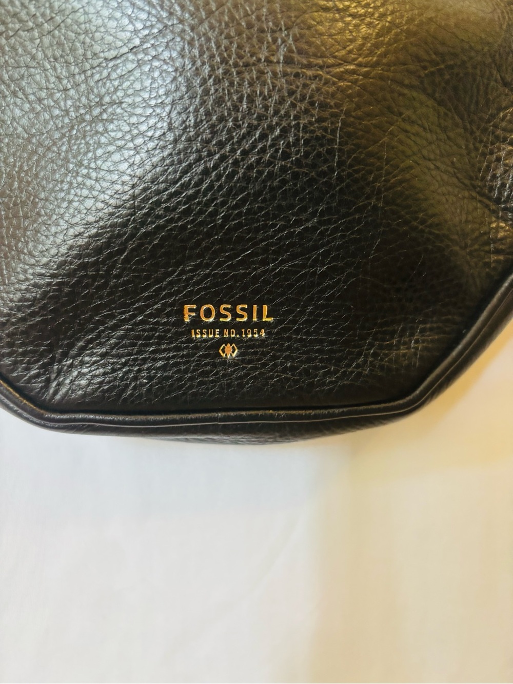 Fossil Black Geometric Crossbody Bag - Picture 2 of 6
